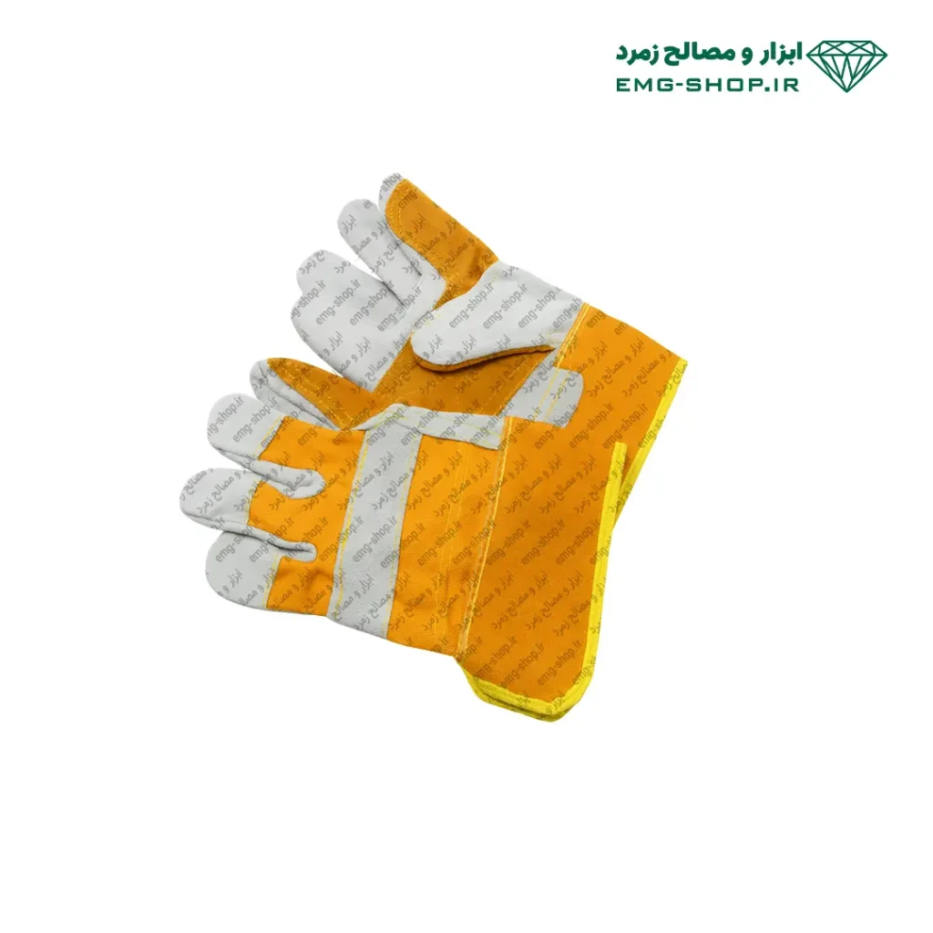 دستکش ایمنی کف چرم