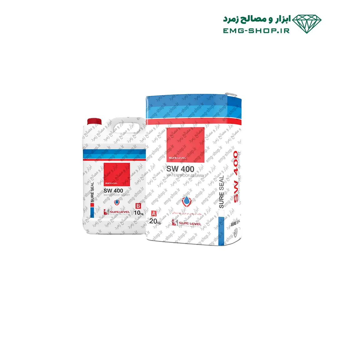 SW 400 All ملات آب بندی دو جزئی SW-400 PLUSشورلول 30 کیلویی