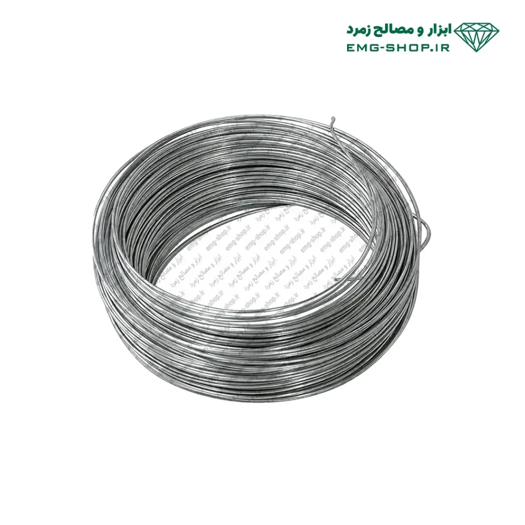 سیم رابیتس بندی میهن نور رنگ استیل